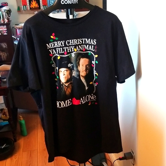 Old Navy Tops - "Merry Christmas Ya Filthy Animal" Tee XXXL  Old Navy